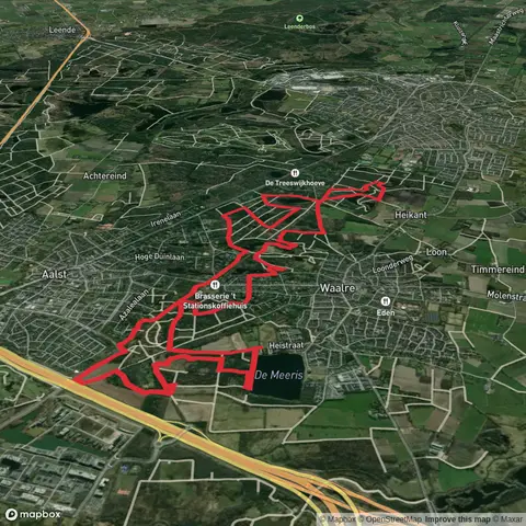 De Merris and Meertjesven Loop via Gemeentehuiswandeling