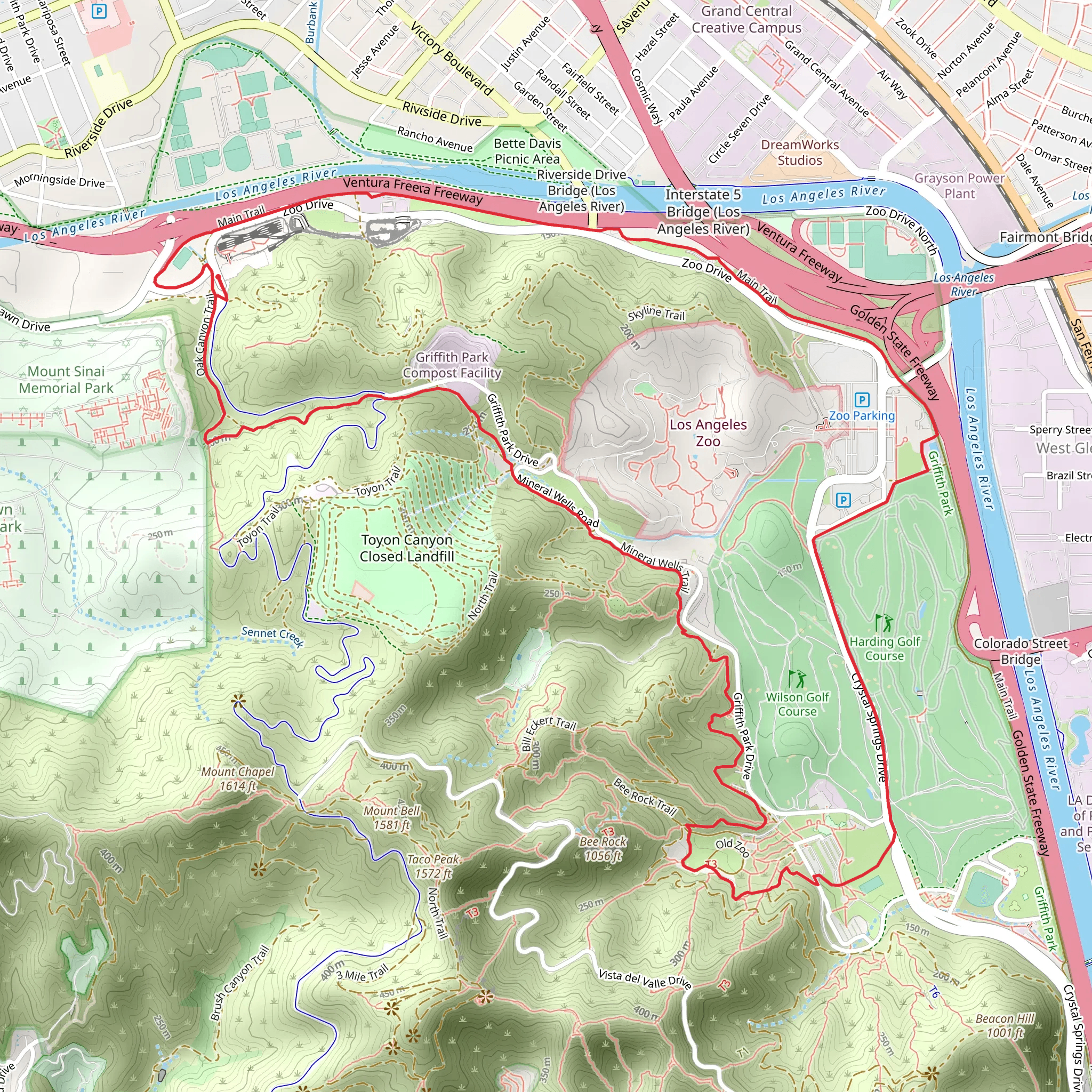 Neil Papiano Play Park Loop mobile static map