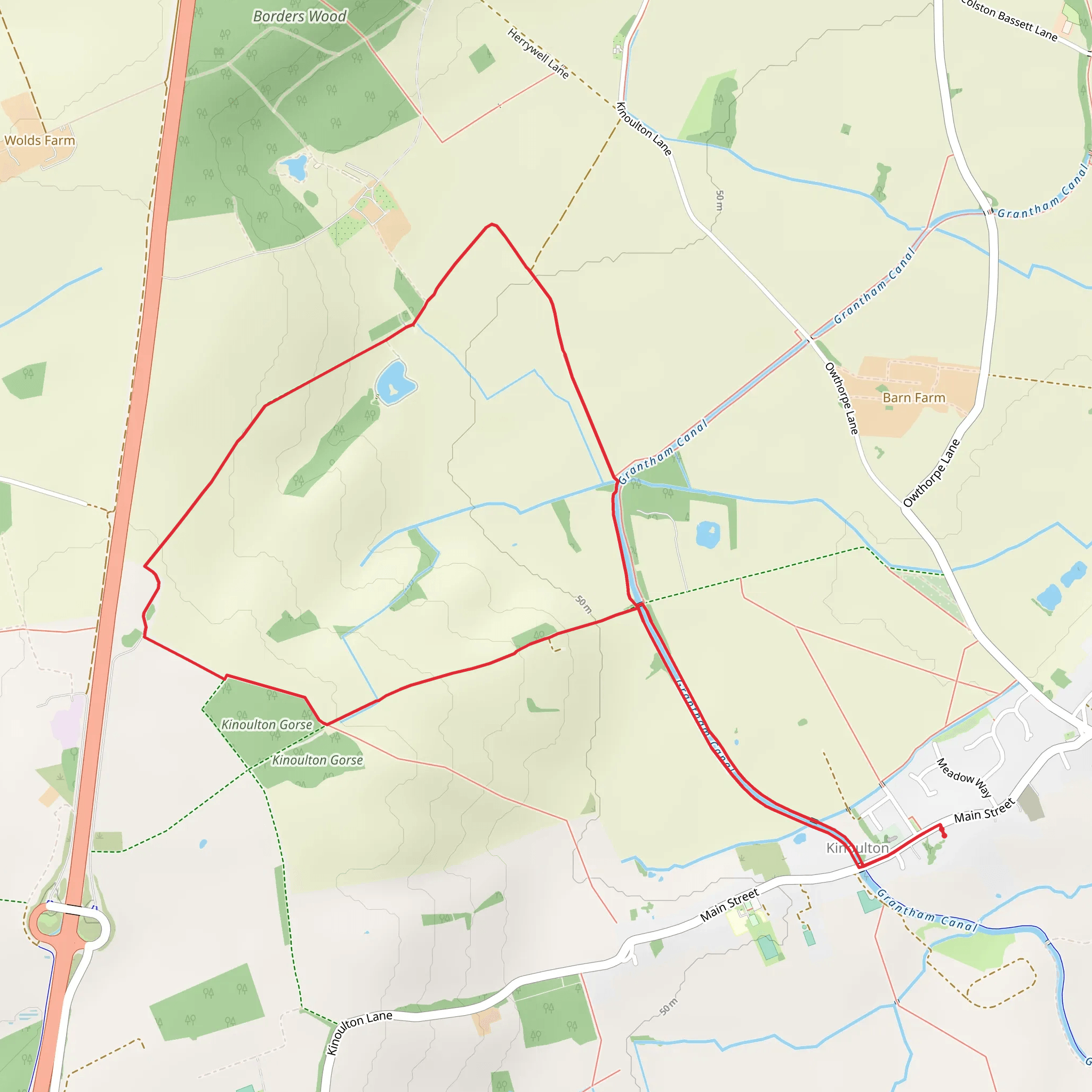 Kinoulton Loop mobile static map