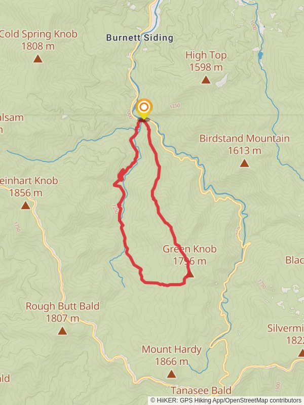 Green Mountain Trail, Green Knob and Lickstone Ridge Road Loop
