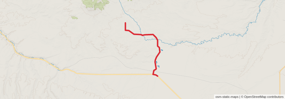 American Perimeter Trail - Rocky Mountains Primary stage 49 Map