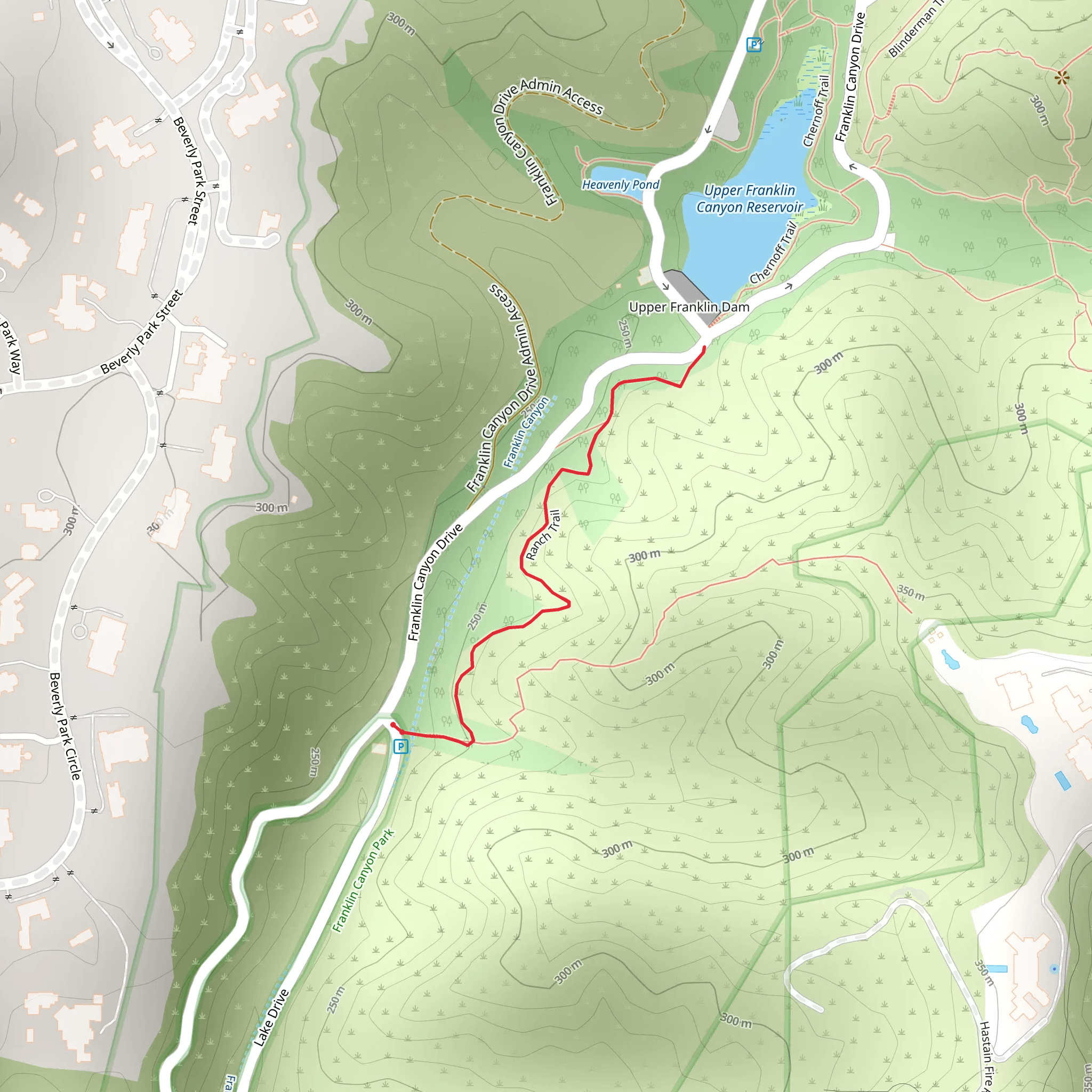 Ranch Trail mobile static map
