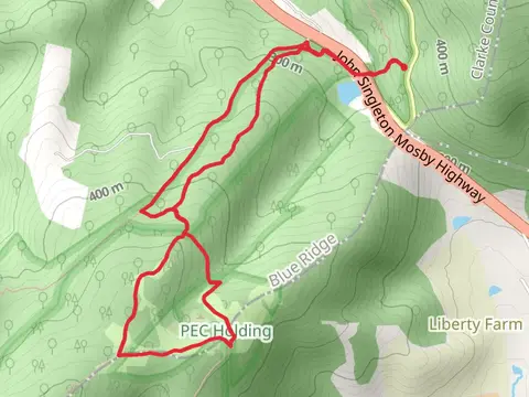 Liberty Hill Lane and Appalachian Trail