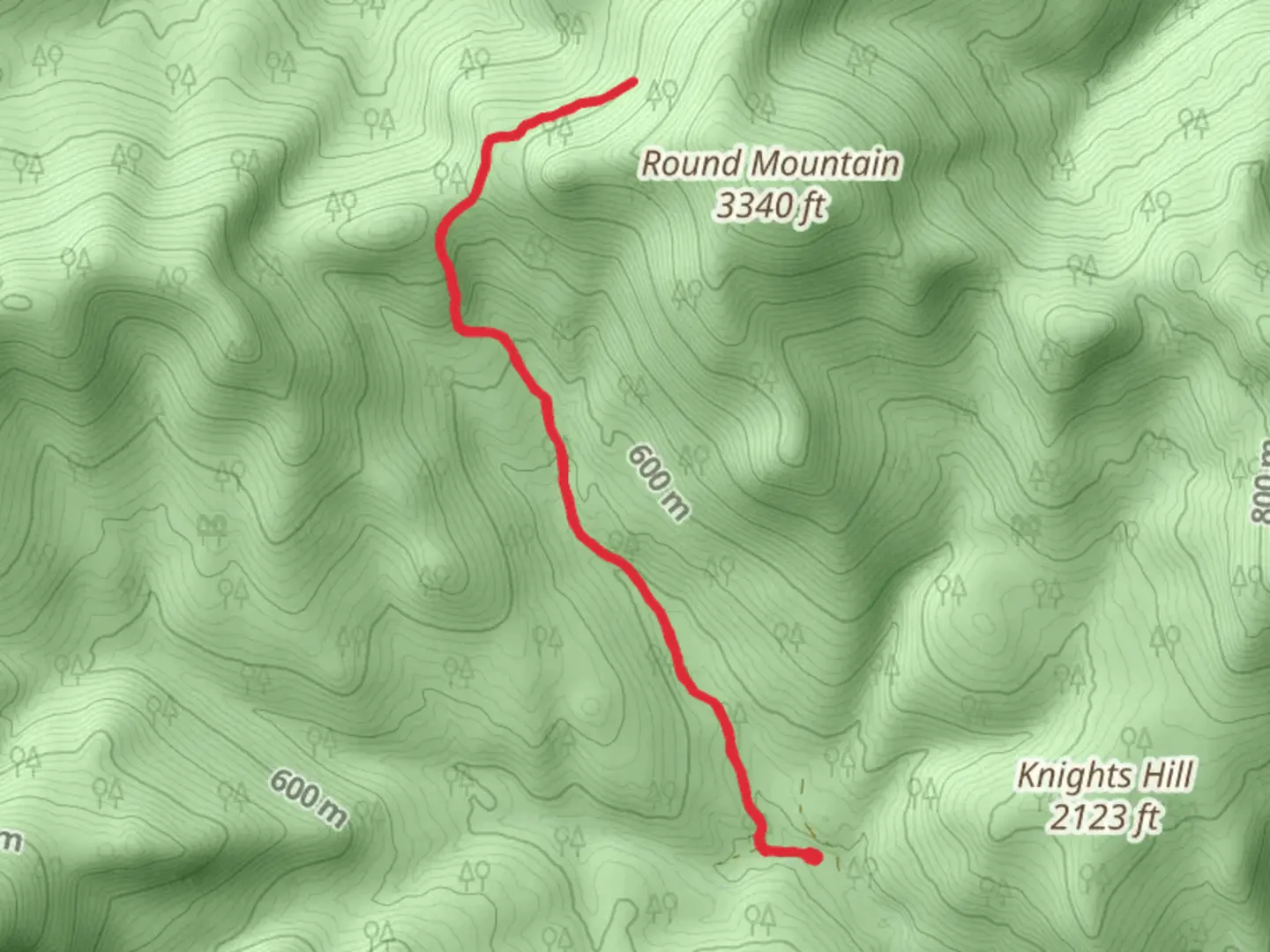 An image depicting the trail Morrill Brook Trail and its surrounding area.