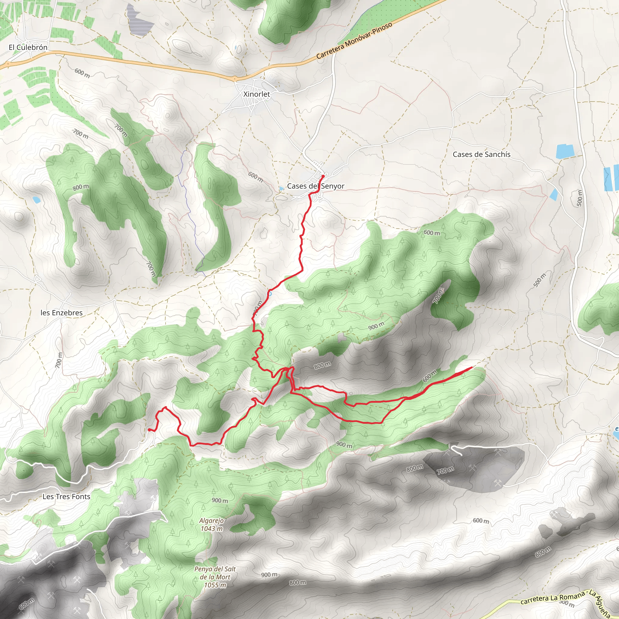 l´Almorqui – the Three Fonts PR CV 166 mobile static map