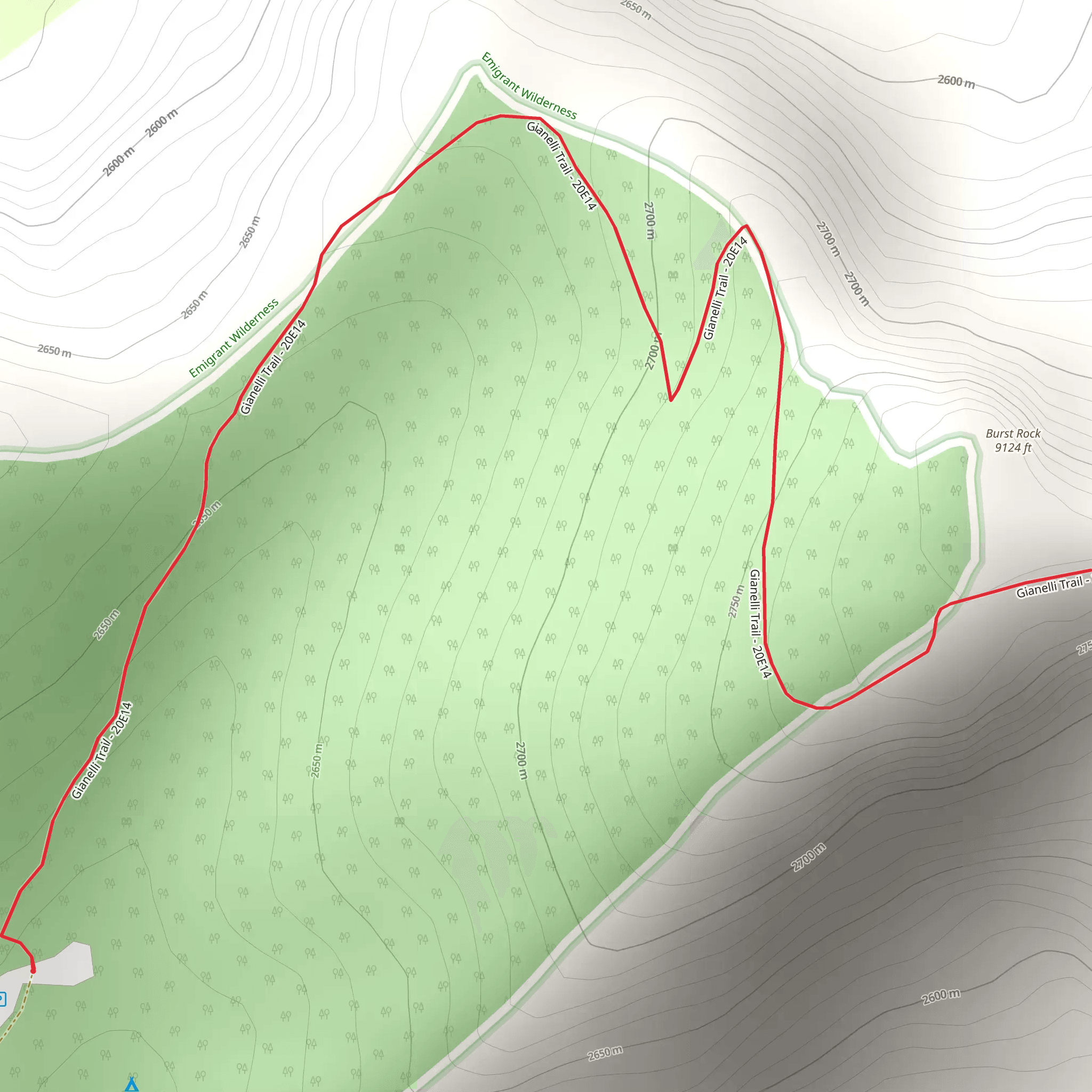 Burst Rock mobile static map