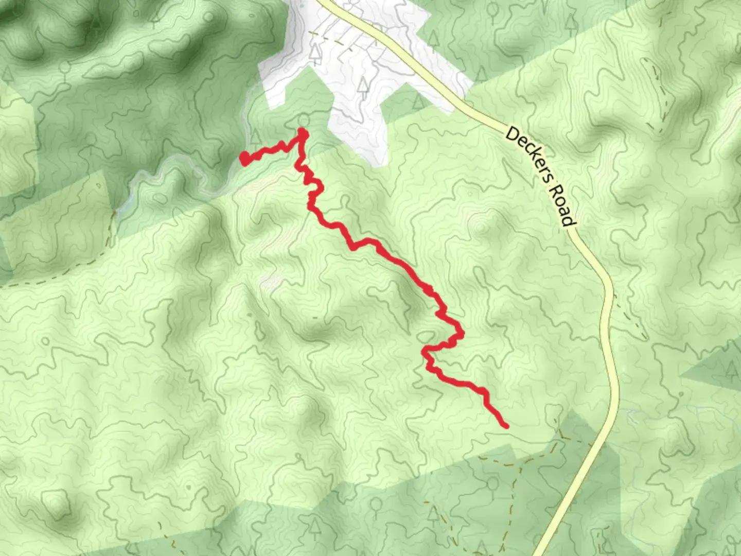 An image depicting the trail Nice Kitty Trail and its surrounding area.