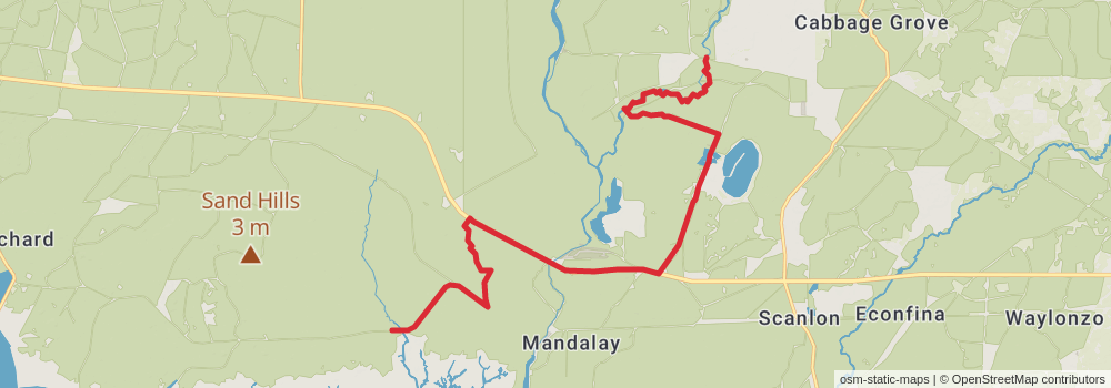 American Perimeter Trail - Florida Primary stage 28 Map