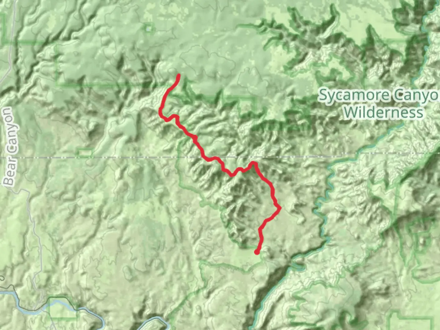 An image depicting the trail Yew Thicket Trail and its surrounding area.