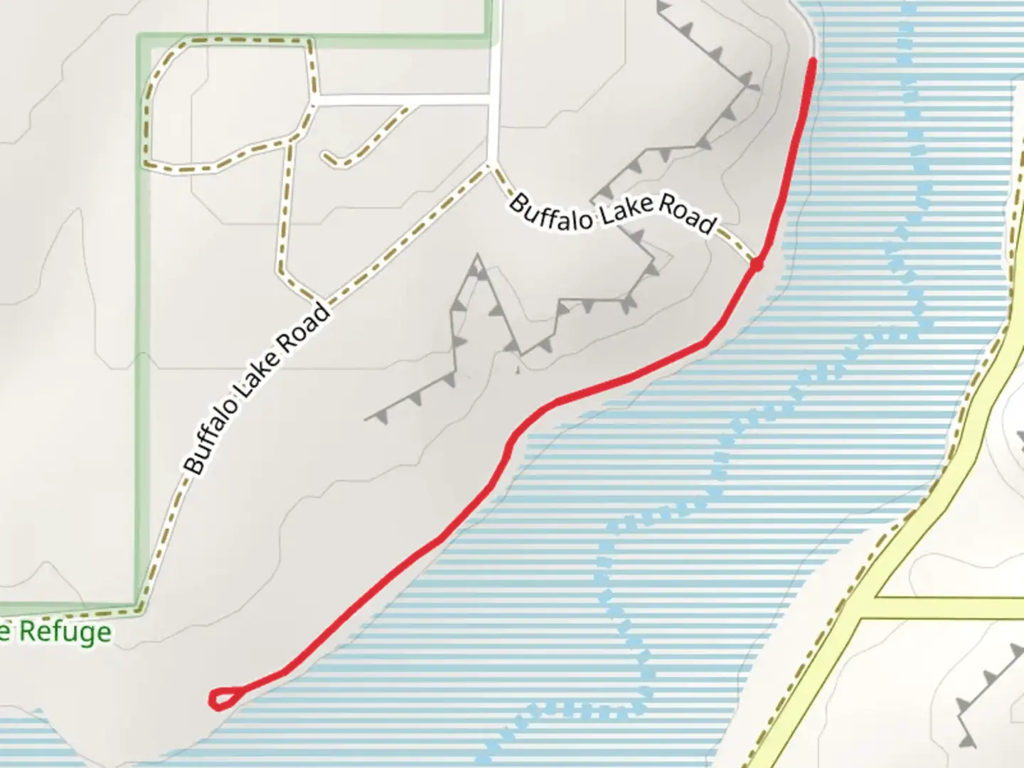 An image depicting the trail Earthen Walking Trail and its surrounding area.