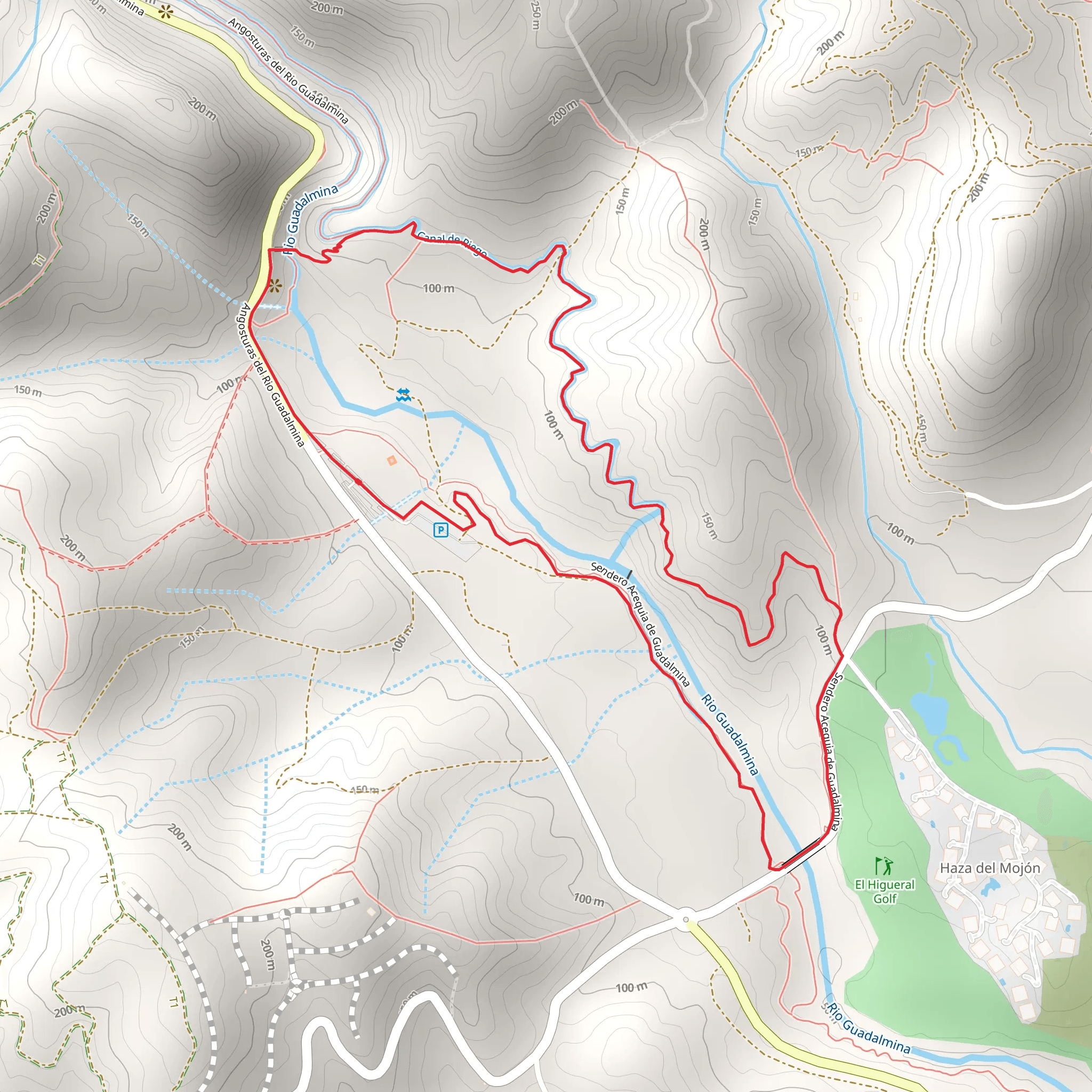 SL A 276 Acequia del Guadalmina mobile static map