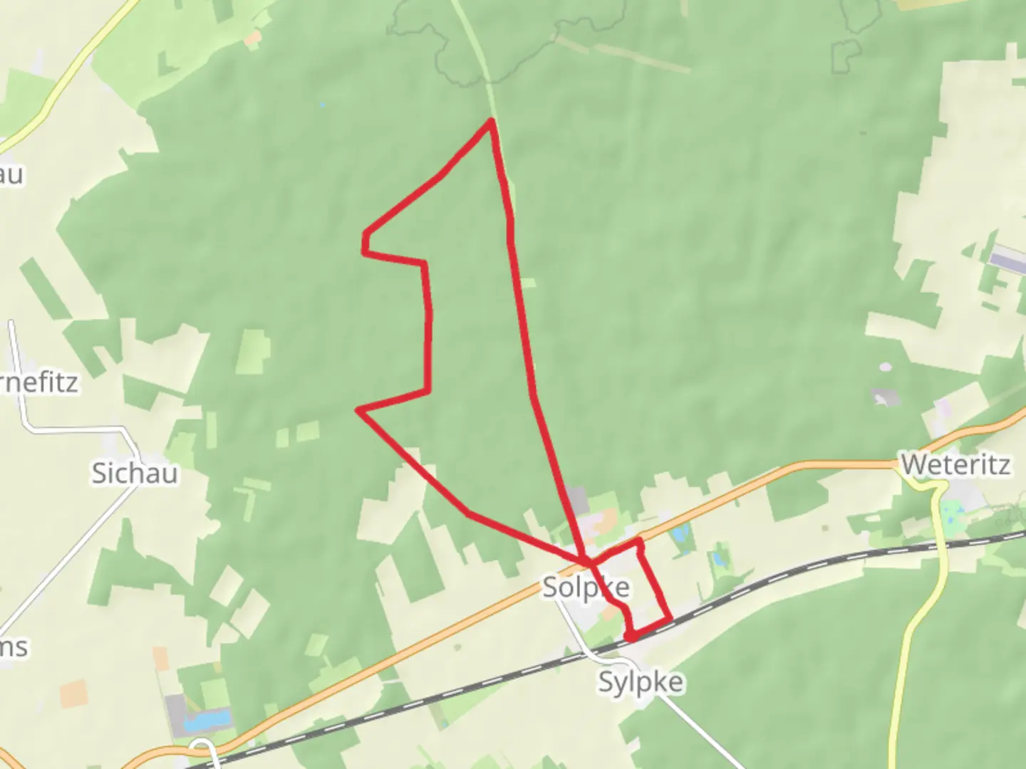 An image depicting the trail Solpke Loop and its surrounding area.