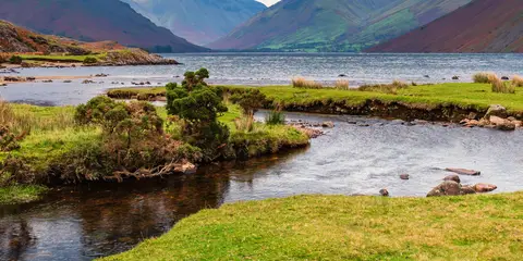 An image depicting the trail Ravenglass to Holy Island Walk and its surrounding area.