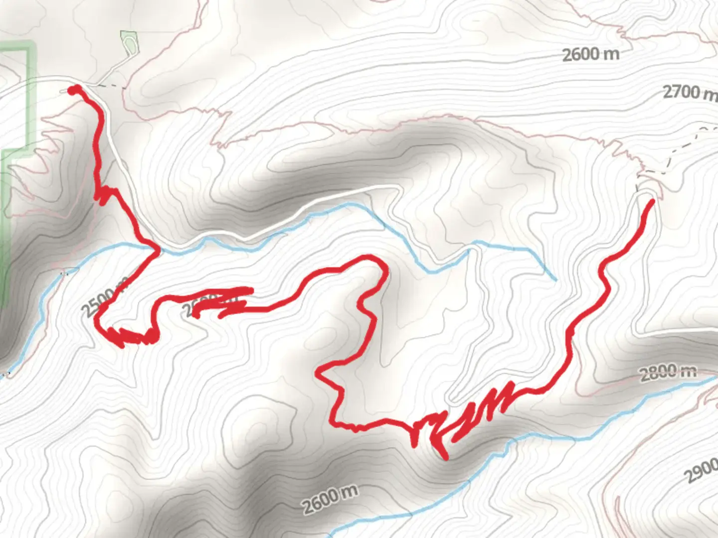 An image depicting the trail Flash of Gold Trail and its surrounding area.