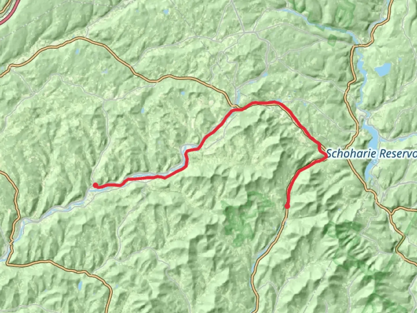 An image depicting the trail Catskill Scenic Trail and its surrounding area.