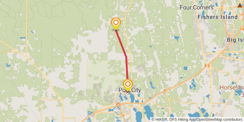 Gen James A Van Fleet State Trail stage 3 Map