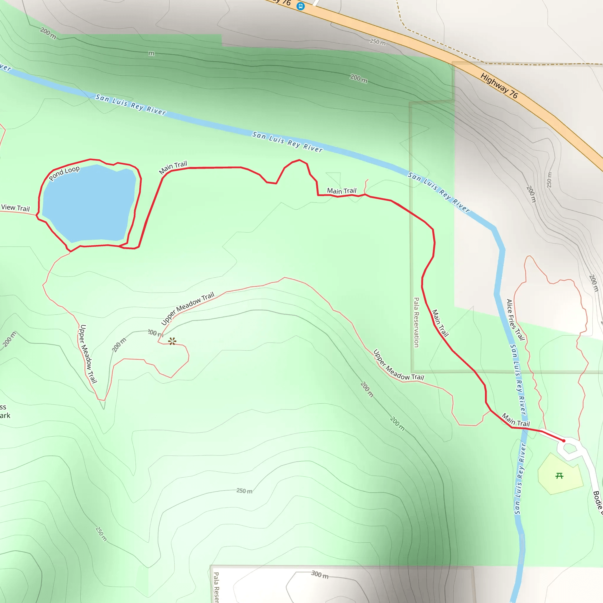 Wilderness Gardens Preserve and Pond Loop mobile static map