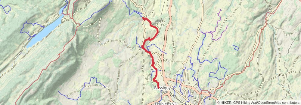 Via Francigena stage 56 Map