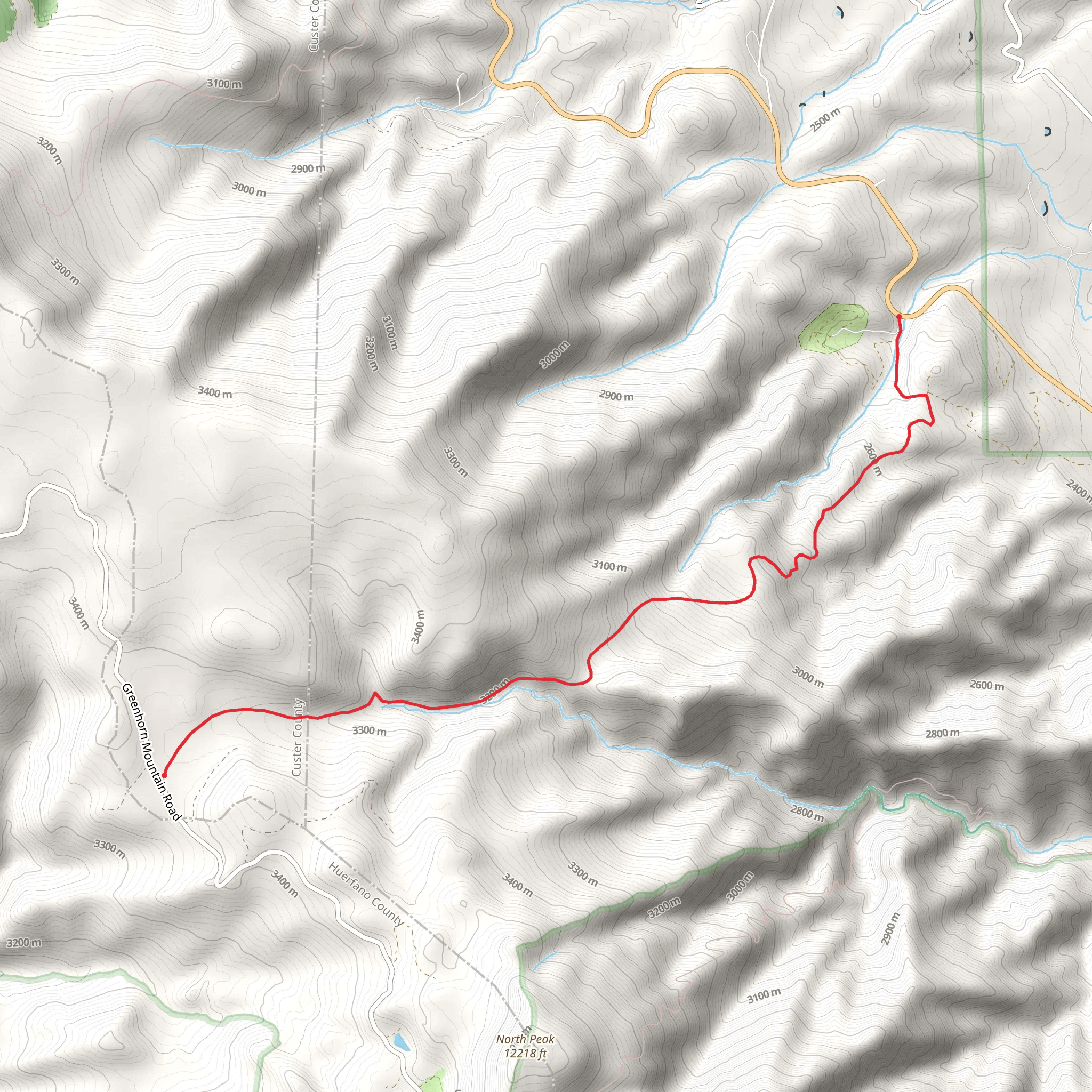 Millset Trail mobile static map