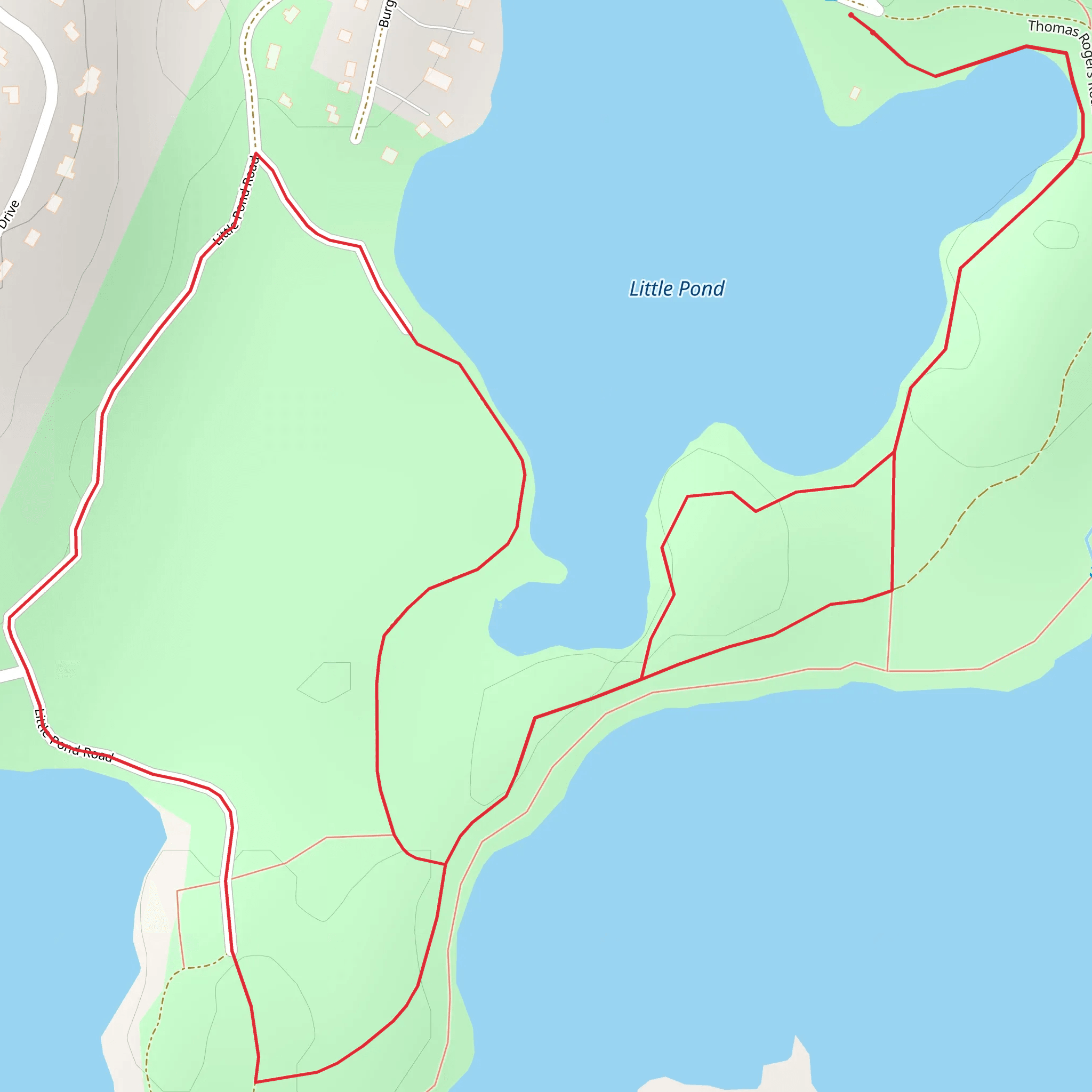 Morton Park Road Loop mobile static map