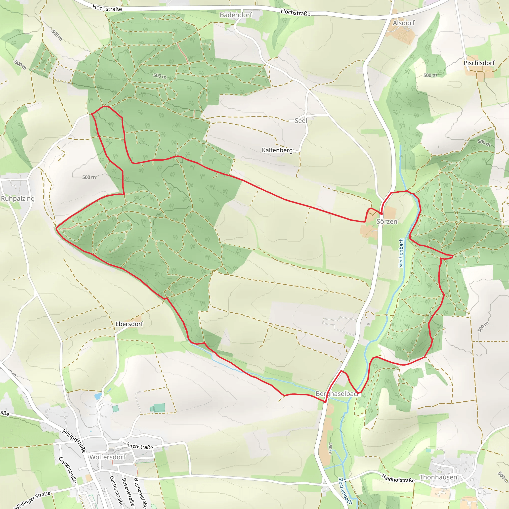 Sörzen Loop mobile static map