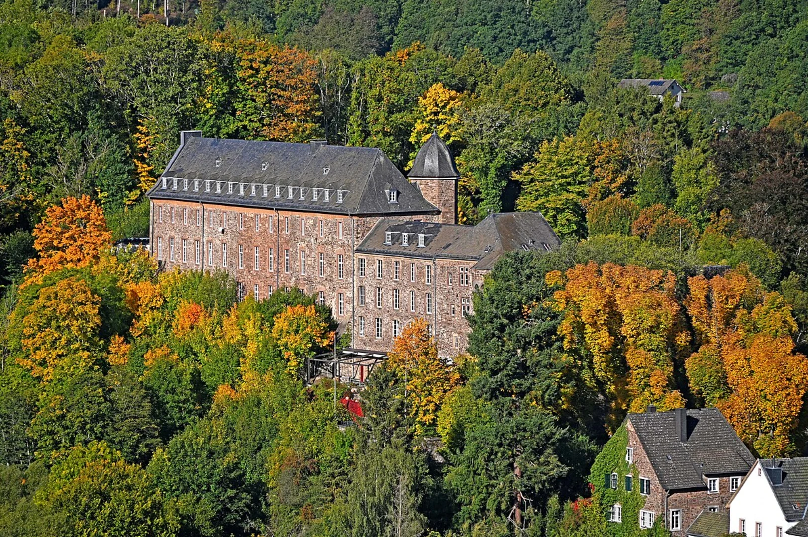 An image depicting the trail Schleiden 2 Loop and its surrounding area.