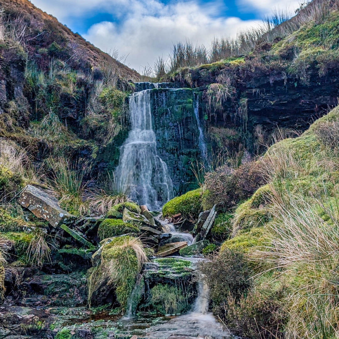 An image depicting the trail Balderhead Reservoir Waterfalls Circular Walk and its surrounding area.