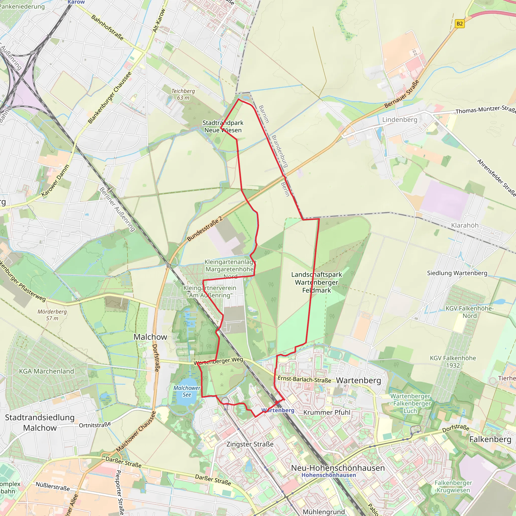 Max- und Herta-Naujocks-Weg and Schälingsweg Loop mobile static map
