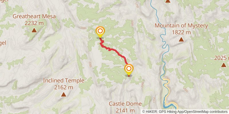 Zion Traverse alt 1 Map