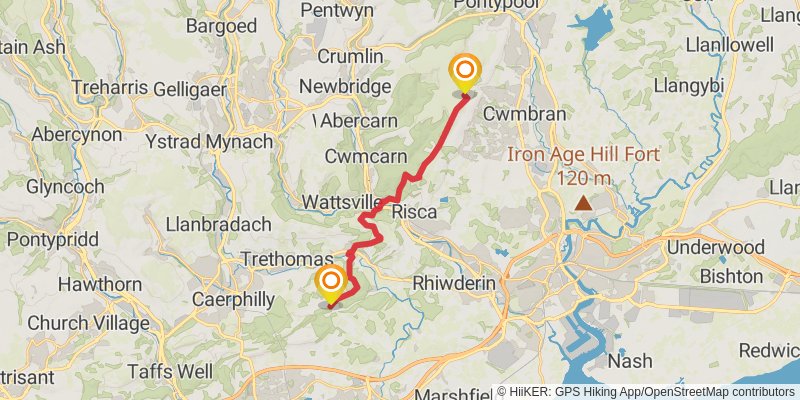 Cambrian Way stage 2 Map