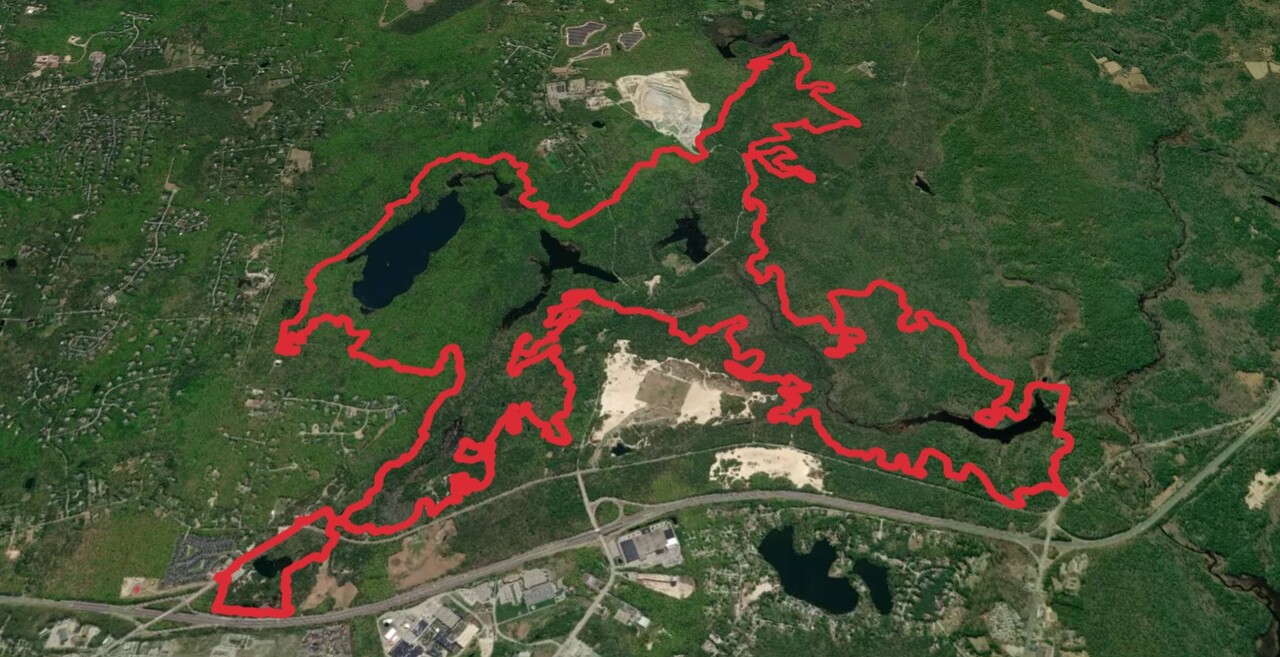 Capwell Mill Pond, Tarbox Pond and Carr's Pond Loop via Jim's Trail and Dead Shed