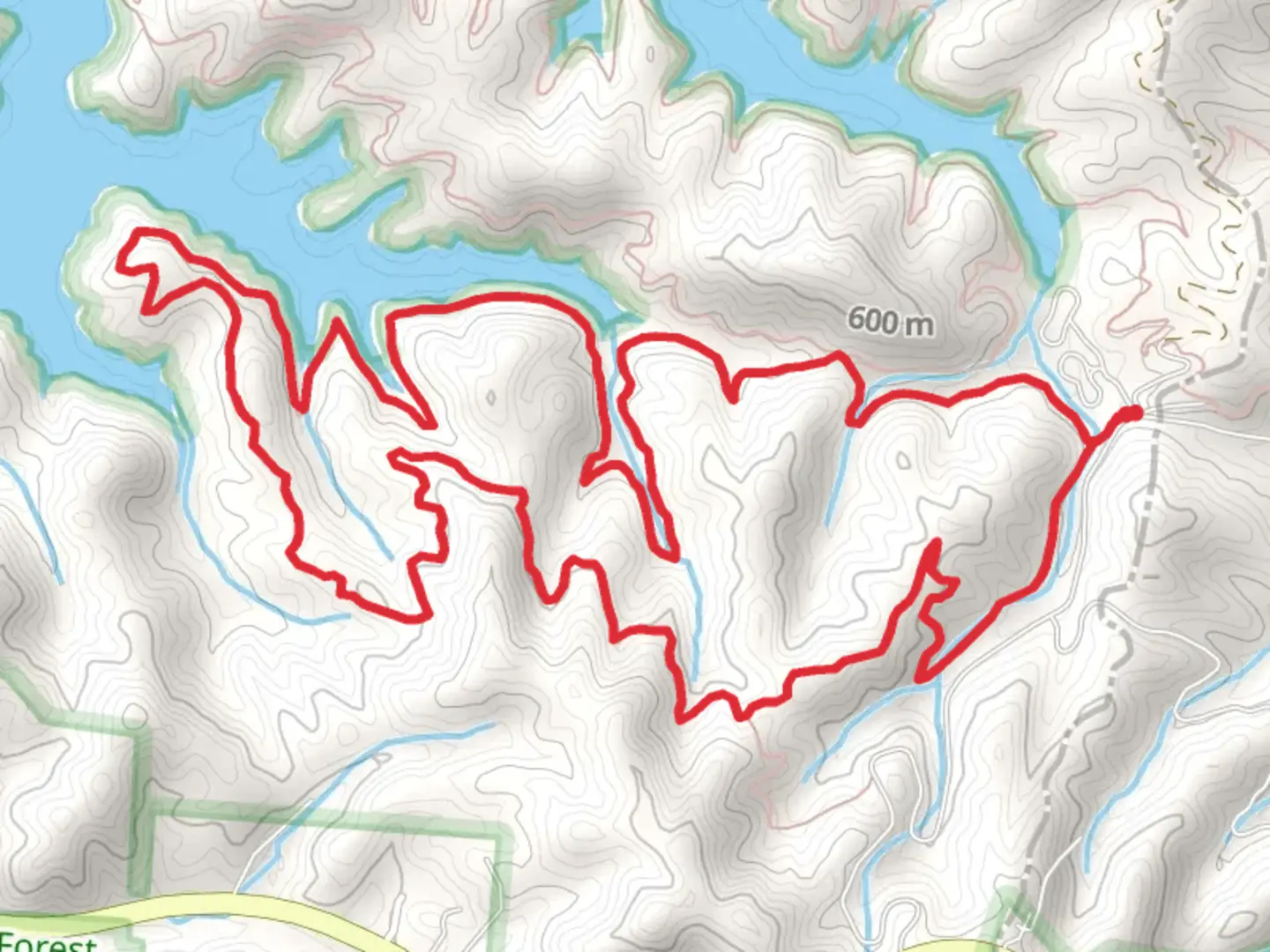 An image depicting the trail Thompson Loop Trail and its surrounding area.