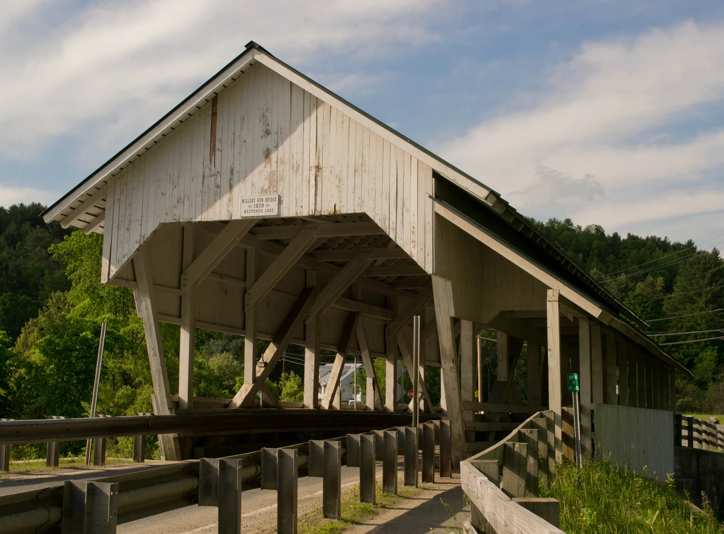 An image depicting the trail Millers Run and its surrounding area.