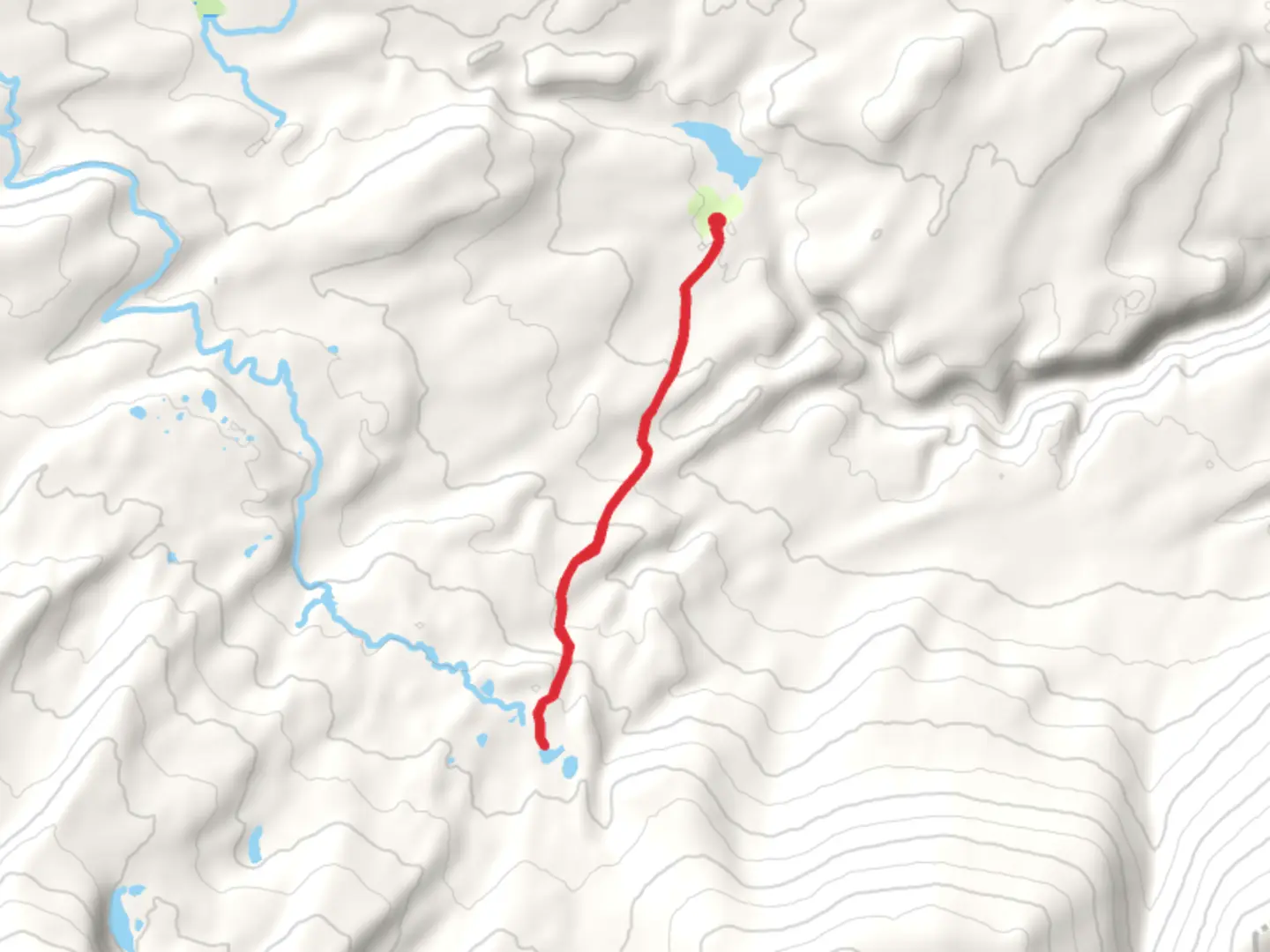 An image depicting the trail Tepee Lakes from Browne Lake Campground and its surrounding area.