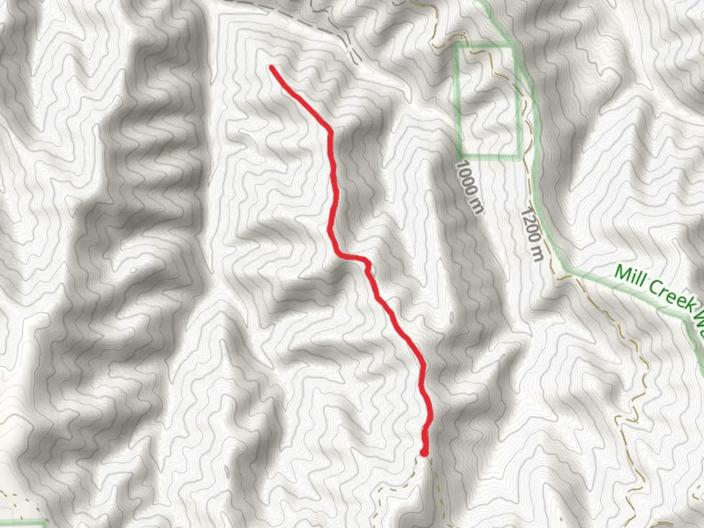 An image depicting the trail Tiger Ridge Trail and its surrounding area.