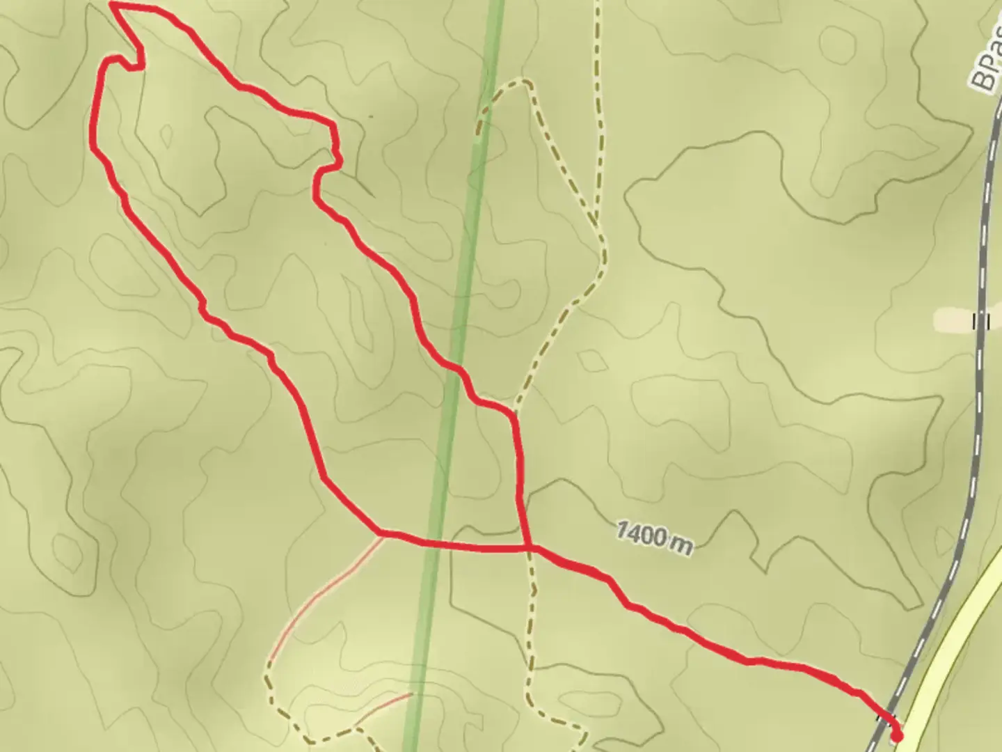 An image depicting the trail Canyon National Recreation Loop Trail and its surrounding area.