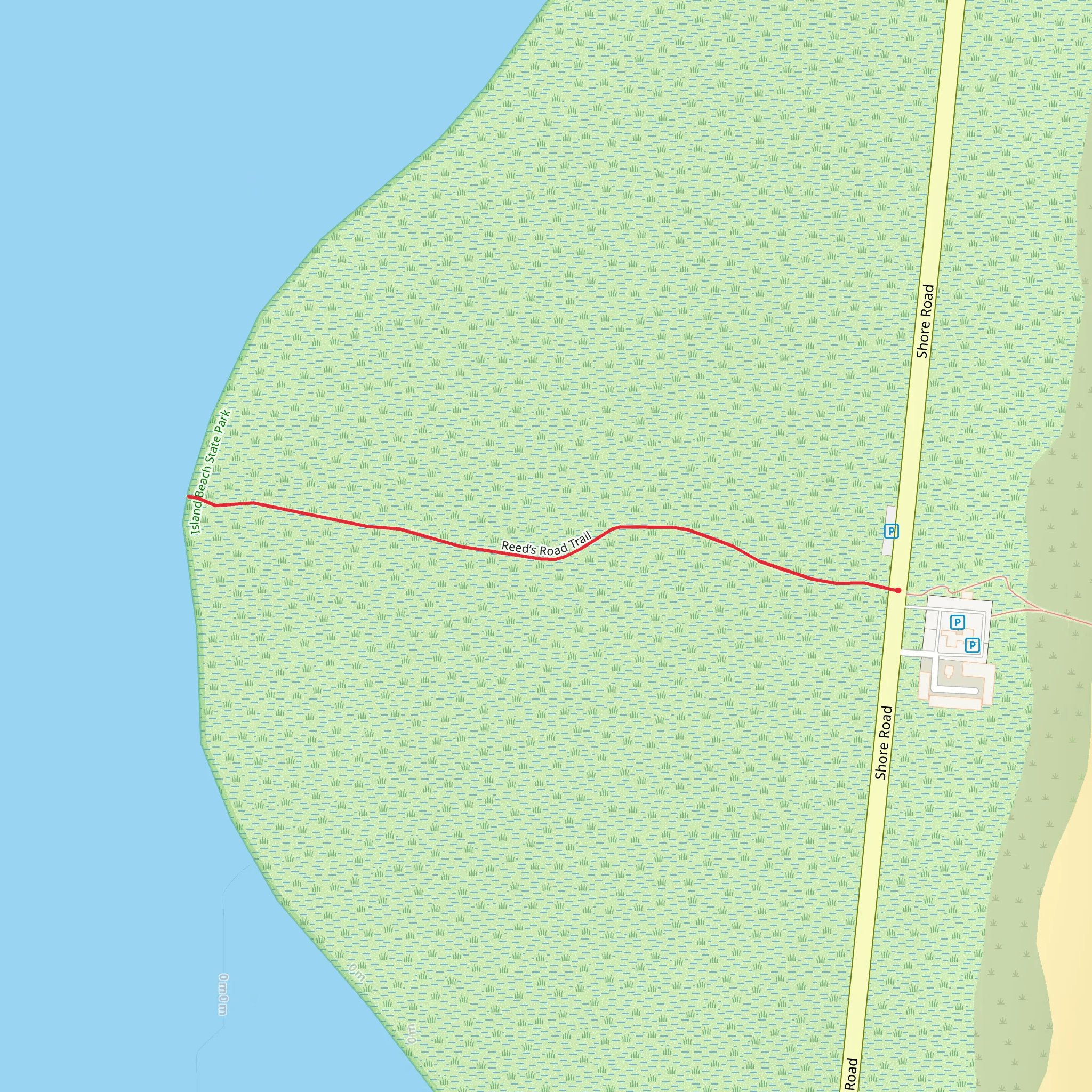 Reed’s Road Trail mobile static map