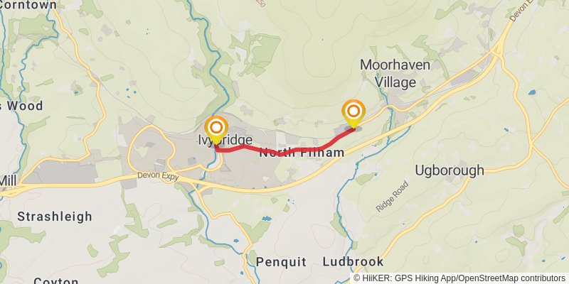 Dartmoor Way alt 6 Map