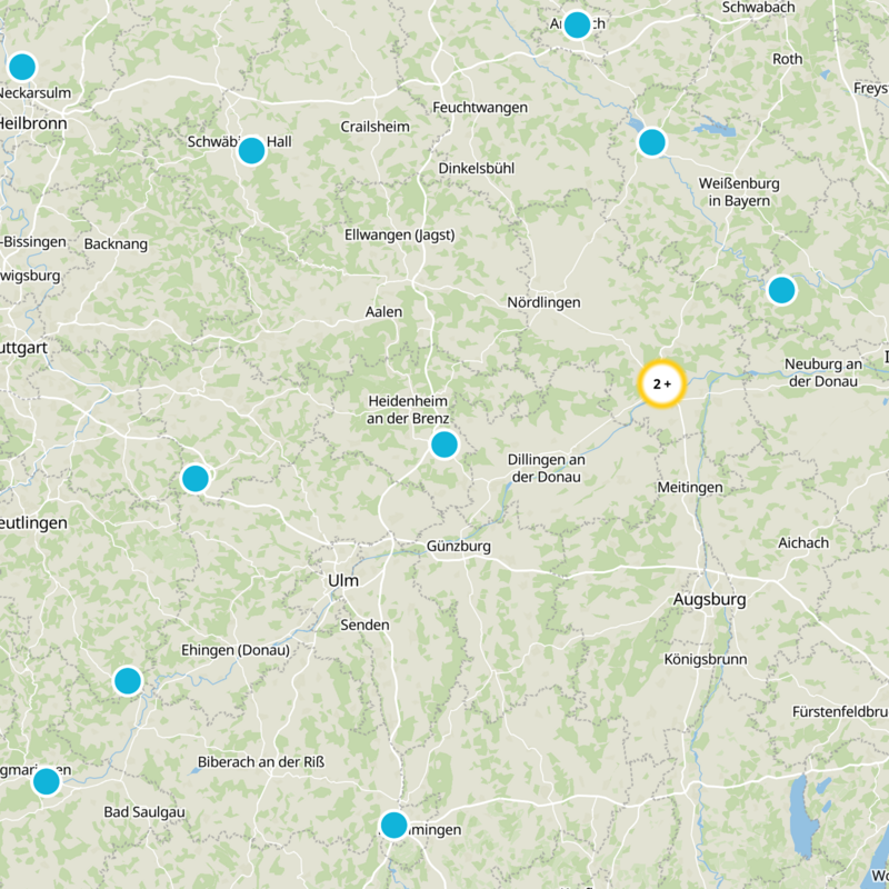 Verwaltungsgemeinschaft Giengen an der Brenz Static Map