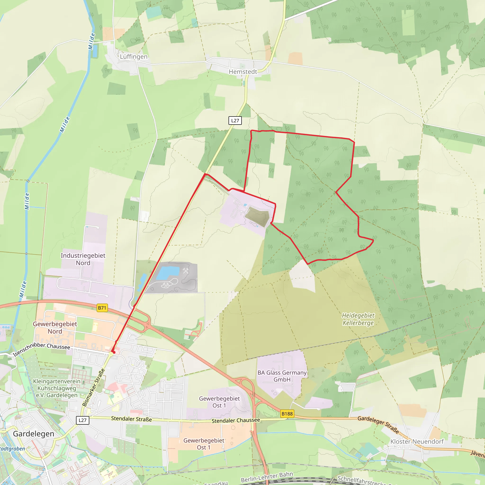 Wahrberg Loop mobile static map