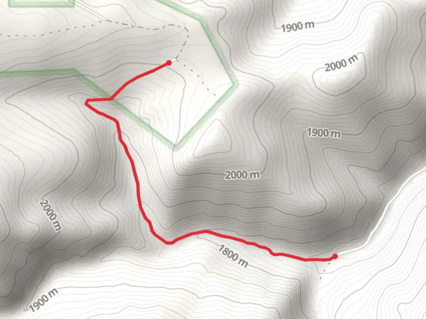 An image depicting the trail Harley Creek Trail and its surrounding area.