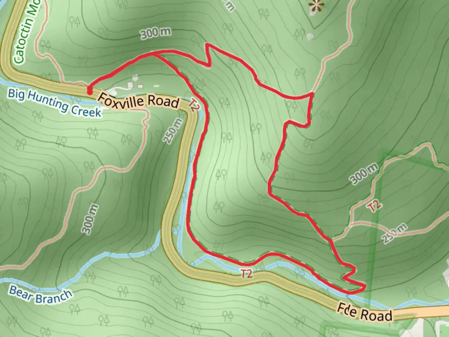 An image depicting the trail Thurmont Gateway and Crows Nest Loop Trail and its surrounding area.