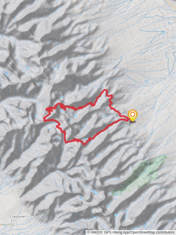 Horseshoe Lake and Venable Lakes Loop via Venable Trail