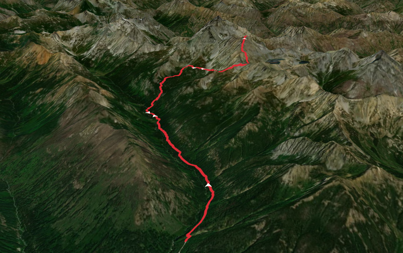 Mount Maude via Leroy High Route Trail