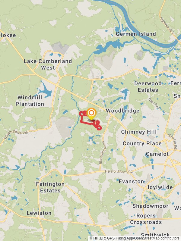 Blanchard Woods Park Loop