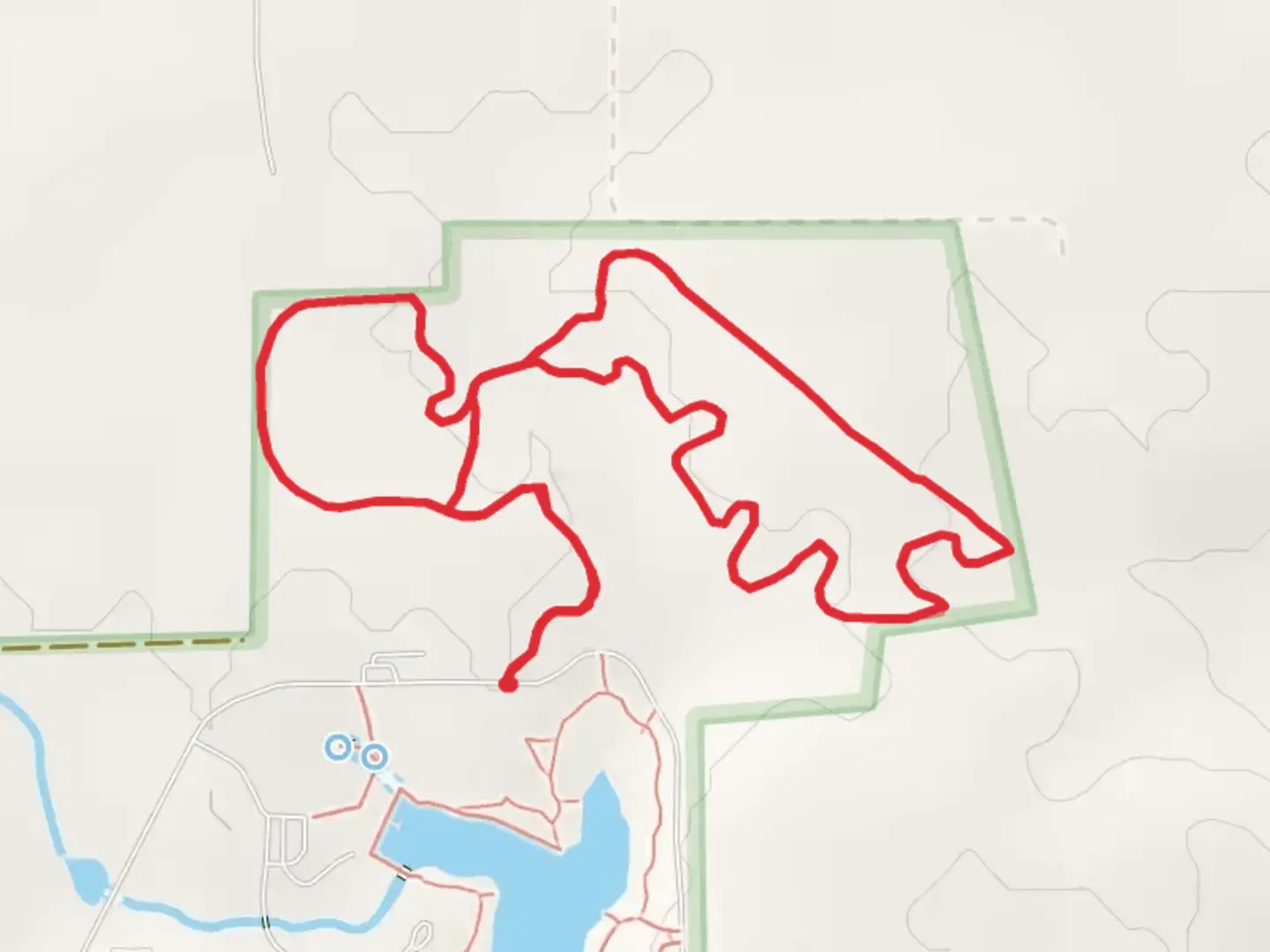 An image depicting the trail Old Farm Loop Trail and its surrounding area.