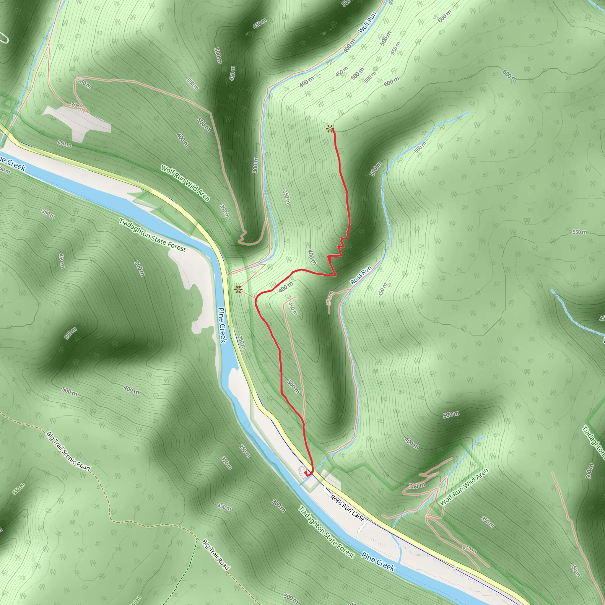 Bob Webber Trail mobile static map