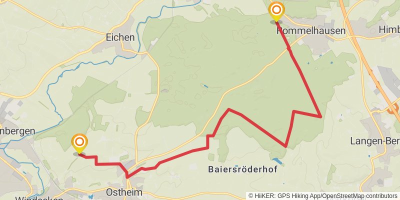 Bonifatius - Route alt 2 Map