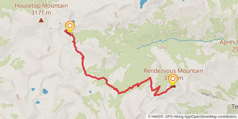 Marion Lake Trail stage 2 Map