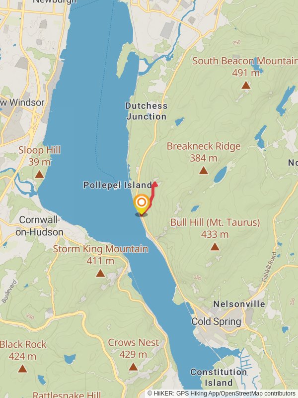 Sugarloaf Mountain from Breakneck Road mobile static map